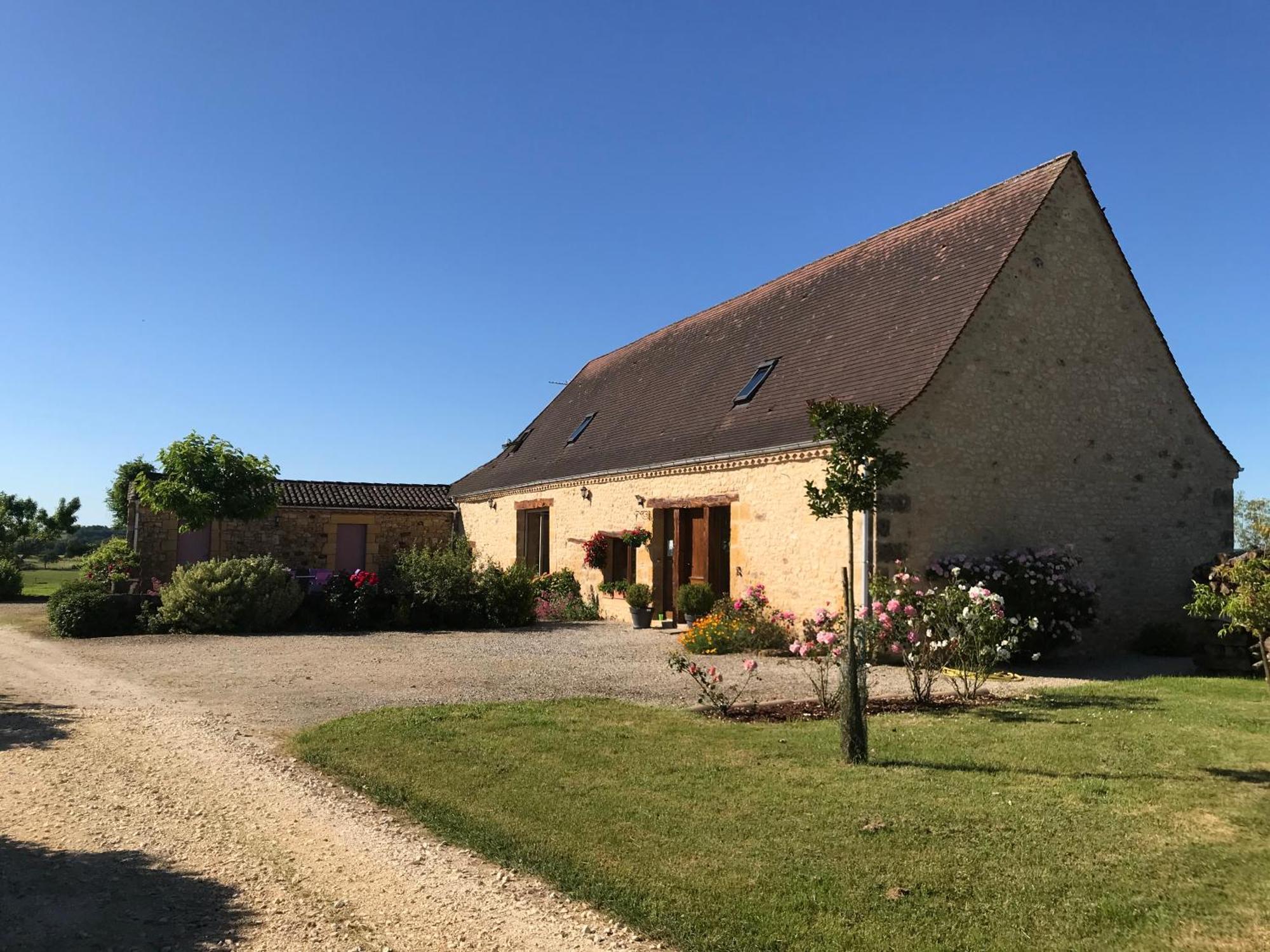 Chambre D'Hotes La Ferme De La Croix. Saint-Avit-Senieur ภายนอก รูปภาพ