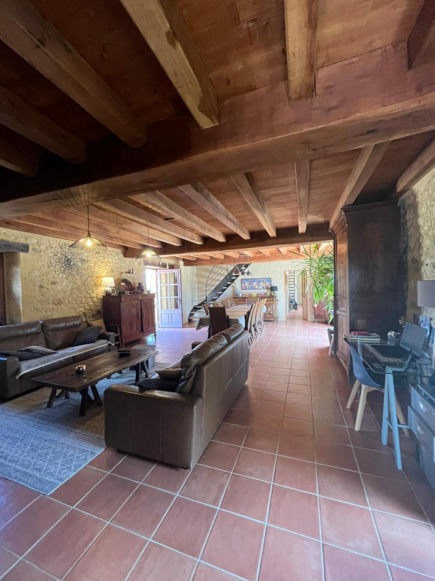 Chambre D'Hotes La Ferme De La Croix. Saint-Avit-Senieur ภายนอก รูปภาพ
